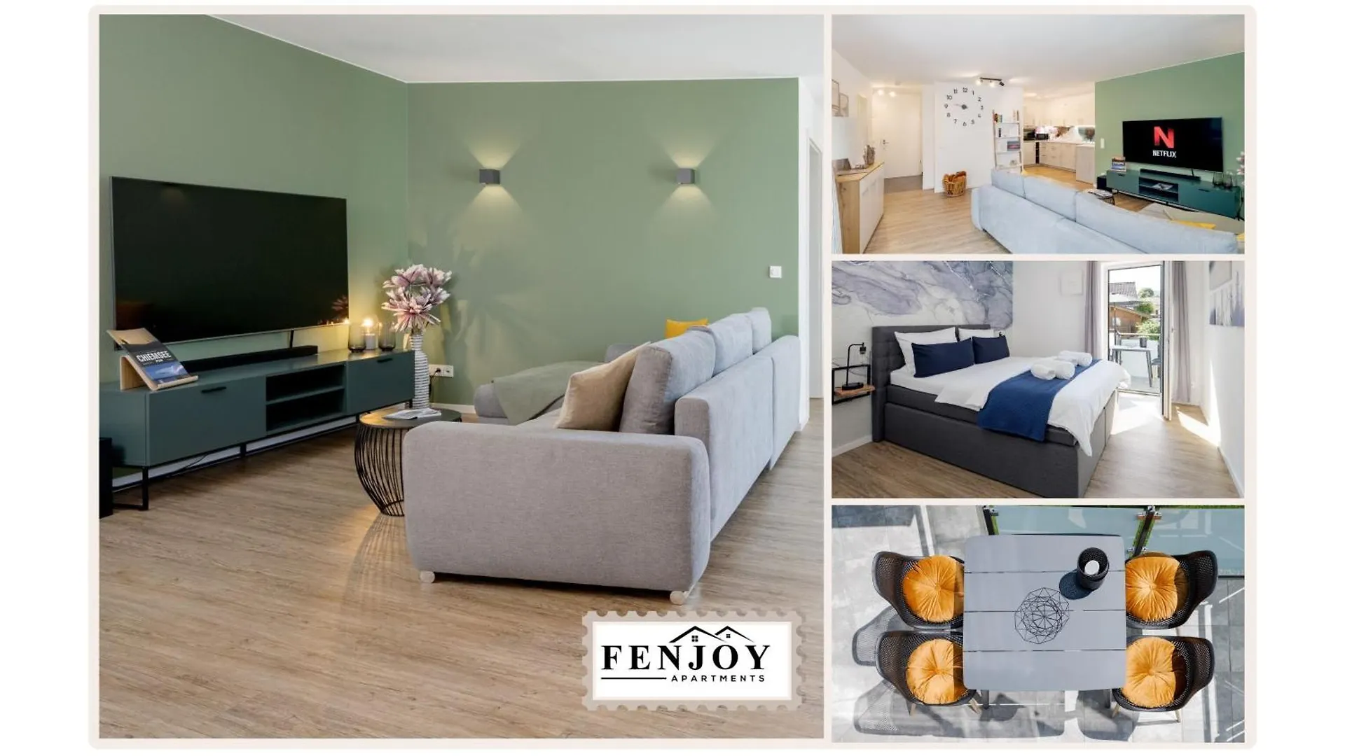 Fenjoy: Ferienapartment Mit Balkon / Zentral / Bbq Bernau am Chiemsee